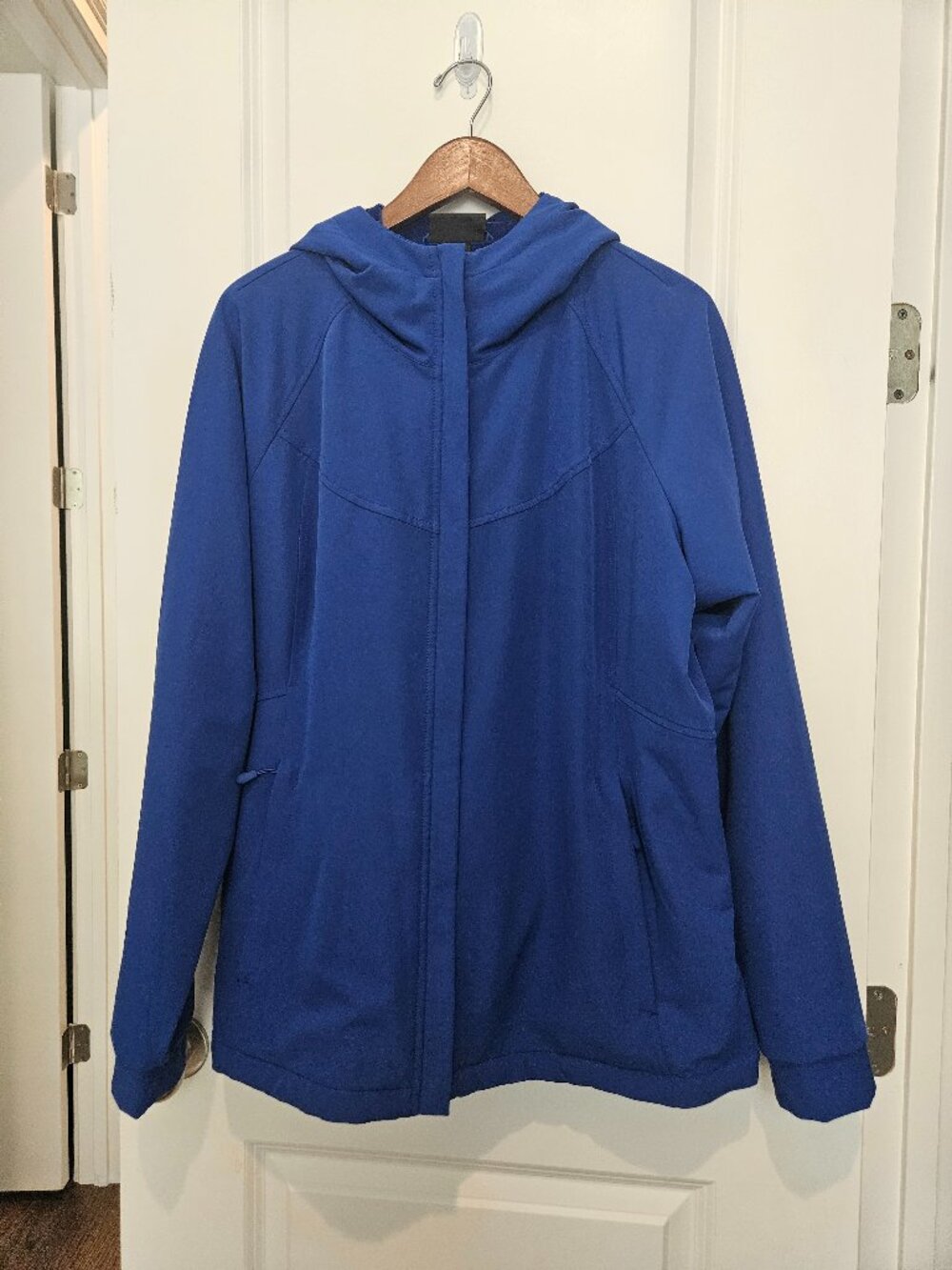 Kirkland royal blue jacket w/ hood, XL